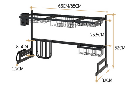 Escorredor Suspenso Inox - Economize Espaço e Organize Sua Cozinha!